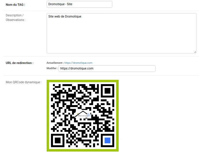 QRCode Dynamique
