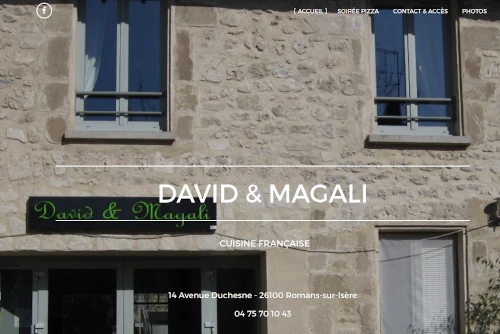 Site internet hébergé pour un restaurant